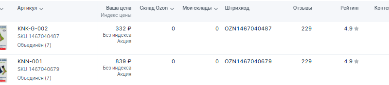 Продам карточки на озон( носки, зубные щетки)